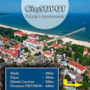 Citysopot-centrum-dabrowskiego Lägenhet Sopot